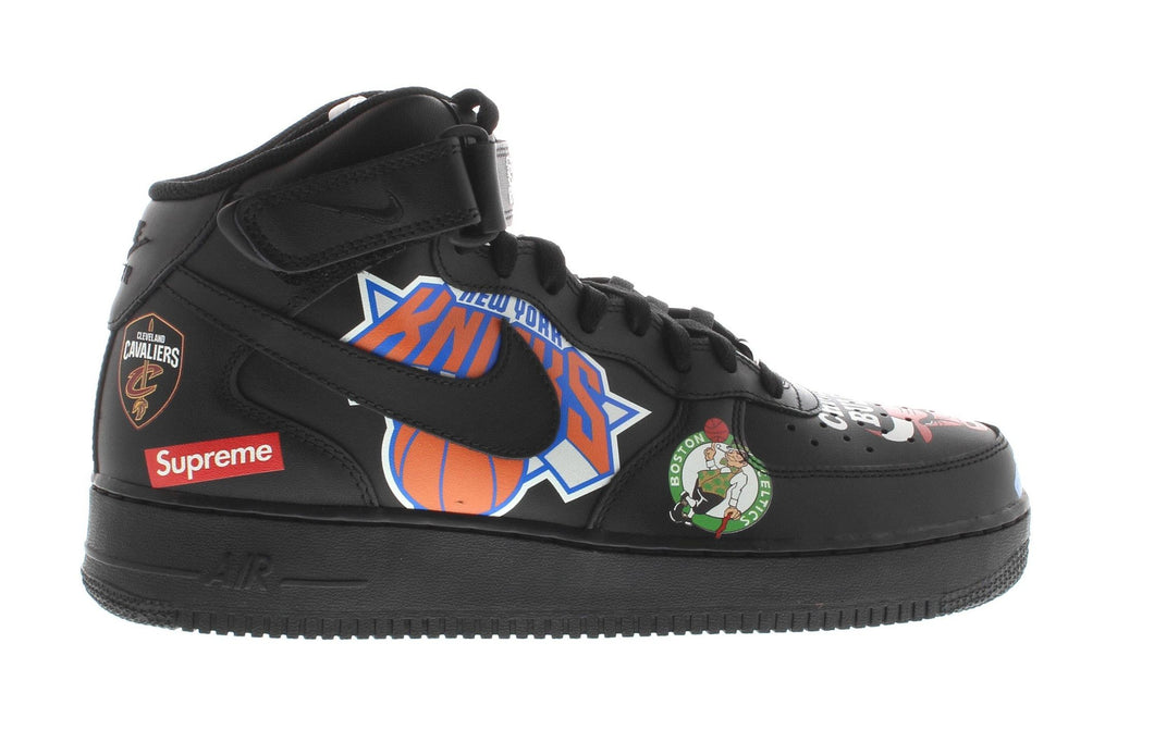 Air Force 1 Mid Supreme NBA Black