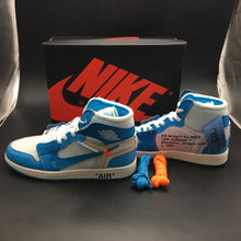 Load image into Gallery viewer, Off White X A Jordan 1 UNC